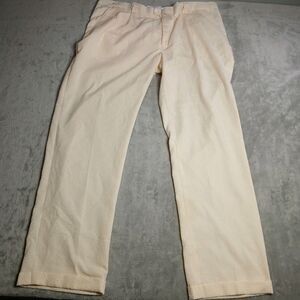 Luxton Mens 44x34 Seersucker Dress Pants Classic Cotton Striped Golf Preppy 44